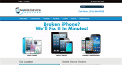 Desktop Screenshot of mobiledevicedoctors.com